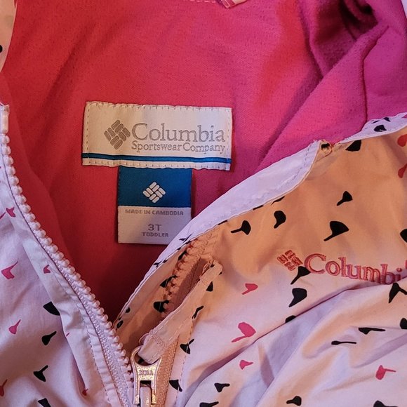 Kids Columbia rain jacket with Omni-Shield - Size 3T - Picture 6 of 7